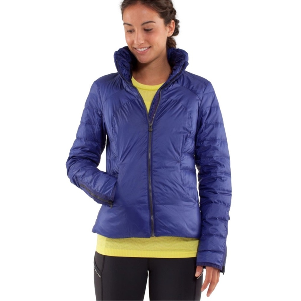 Lululemon Down Town Puffy Pigment Blue 10